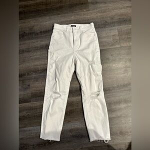 Express Super High Rise Mom Jeans